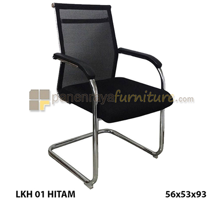 Panen Raya Furniture Kursi Kantor Hadap Lunar LKH 01 Black 56x53x93
