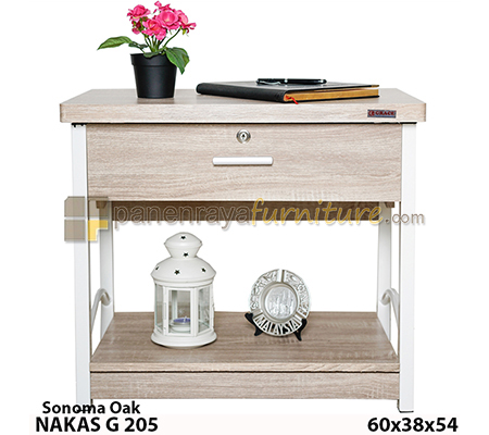Panen Raya Furniture NAKAS GRACE G 205 SONOMA OAK 60x38x54
