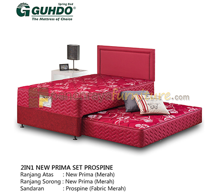 Panen Raya Furniture Guhdo 2in1 New Prima (Set Prospine) Full Set