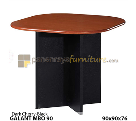 Panen Raya Furniture Meja Meeting Bundar Activ Galant MBO 90 Dark Cherry