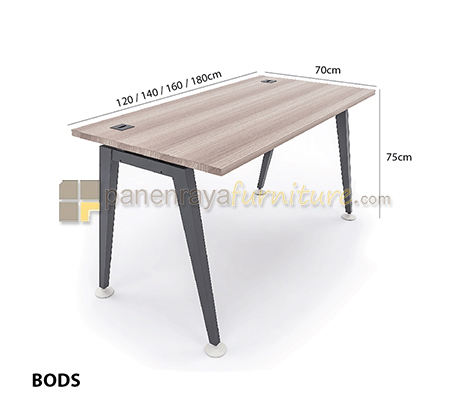 Panen Raya Furniture Office Single Desk HighPoint Seven BODS 57000 1670 W67 Brighton 160x70x75