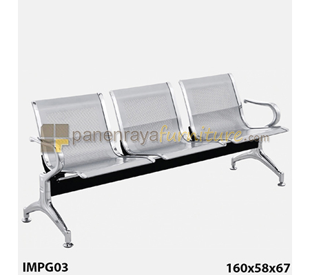 Panen Raya KURSI TUNGGU 3 DUDUKAN IMPORTA IMP G03