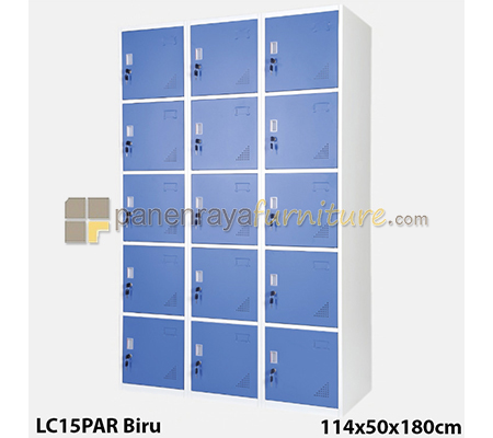 Panen Raya Locker Besi IMPORTA LC 15 PAR Biru 114x50x180