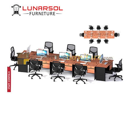 Panen Raya Workstation Staff 8 Seater Lunar Staff Config 8