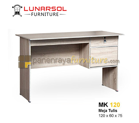 Panen Raya Furniture Meja Tulis Lunar MK 120 Oak Muda 120x60x75