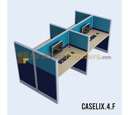 Panen Raya Workstation 4 Seater Indachi Caselix.4.F