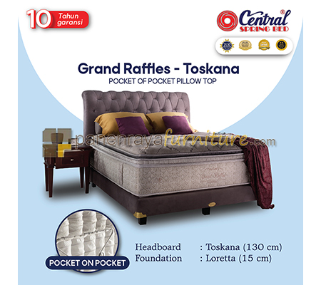 Panen Raya Central Grand Raffles Loretta (Set Toskana) 160x200