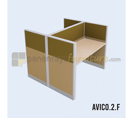 Panen Raya Furniture Workstation 2 Seater Indachi Avico.2.F