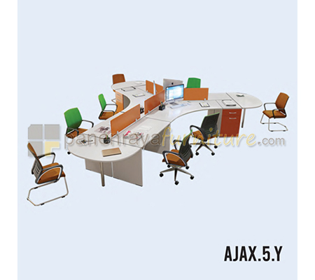 Panen Raya Workstation 5 Seater Indachi Ajax.5.Y