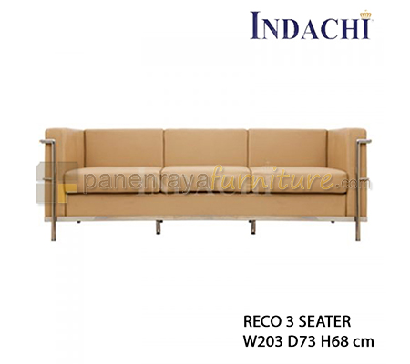 Panen Raya Furniture Sofa Kantor Indachi Reco 3 Seater