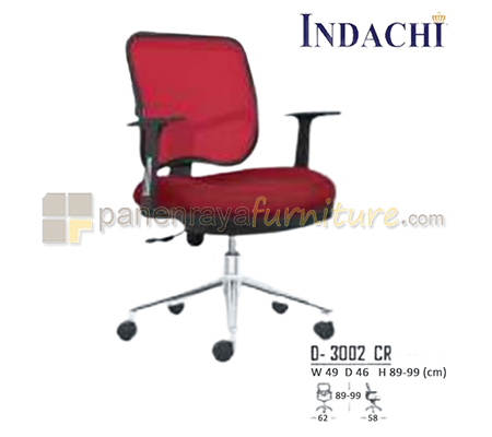 Panen Raya Furniture Kursi Kantor Indachi D 3002 CR
