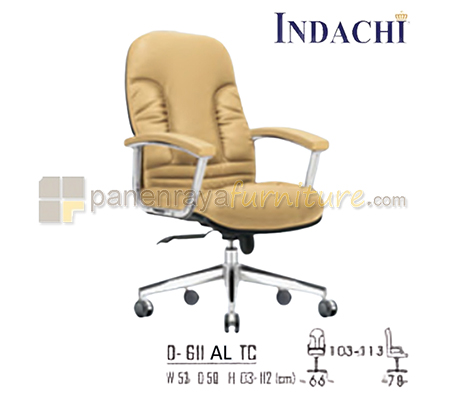 Panen Raya Furniture Kursi Kantor Indachi D 611 AL TC