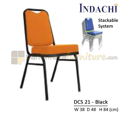 Panen Raya Kursi Susun Indachi DCS 21 Black