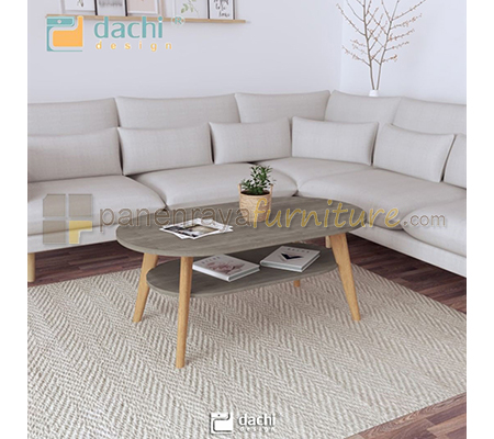 Panen Raya Meja Tamu Dachi Viona Sonoma Oak Grey 100x55x42