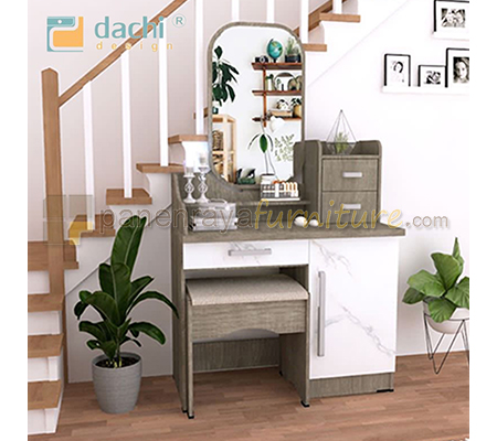 Panen Raya Meja Rias Dachi Kagami Grey 80x40x139
