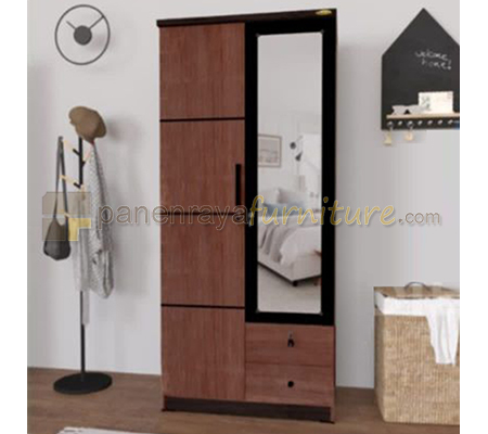 Panen Raya Lemari Pakaian Romaro LPP 22 LR French Oak 80x43x180 