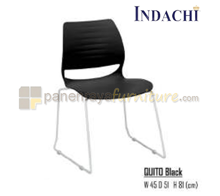 Panen Raya Kursi Susun Indachi Quito Black