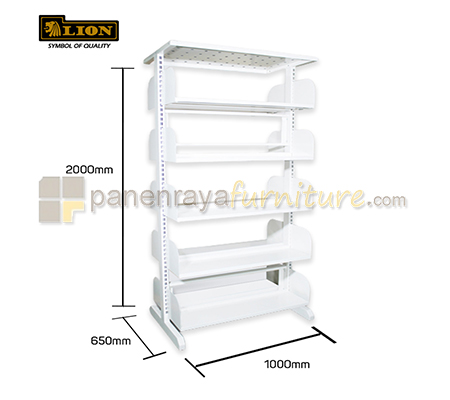 Panen Raya Rak Perpustakaan Double Lion Library Rack Double