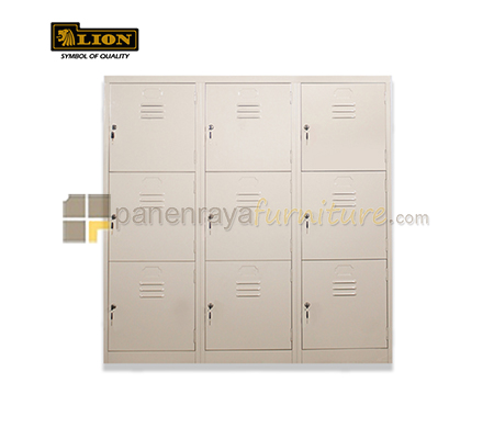Panen Raya Locker Besi Lion 559 BM Brown 120x45x120