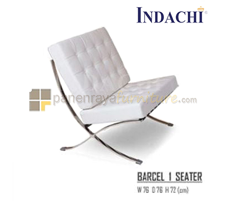 Panen Raya Furniture Sofa Kantor Indachi Barcel 1 Seater