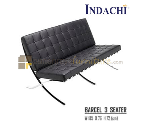Panen Raya Furniture Sofa Kantor Indachi Barcel 3 Seater