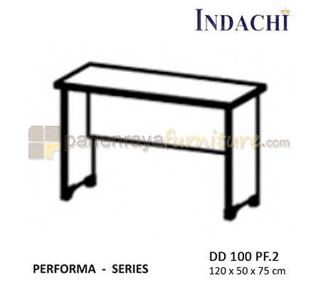 Panen Raya Furniture Meja Kantor Samping Indachi Performa DD 100 PF 2 Maple 120x50x75 Melamine