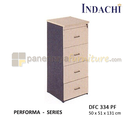 Panen Raya Furniture FILLING CABINET INDACHI PERFORMA DFC 334 PF MAPLE 50x51x131
