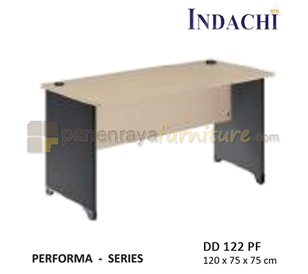 Panen Raya Furniture MEJA KANTOR INDACHI PERFORMA DD 122 PF MAPLE 120x75x75