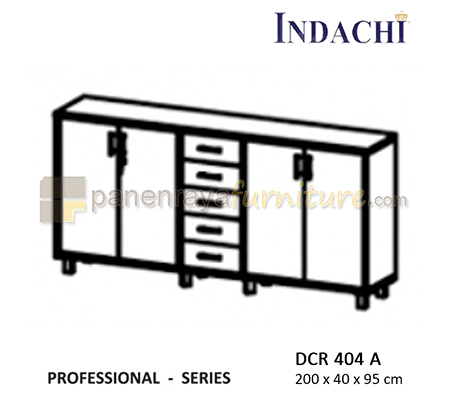 Panen Raya Credenza Indachi Professional DCR 404 A Beech 200x400x95 Melamine