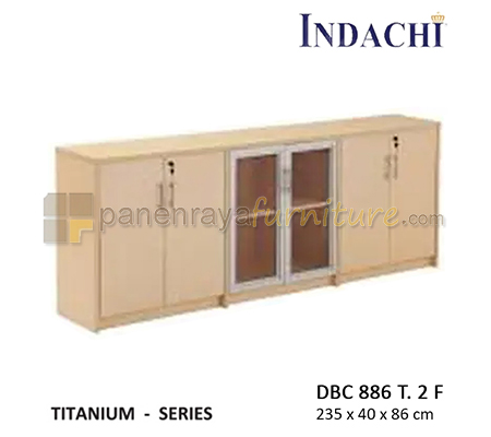 Panen Raya Furniture LEMARI ARSIP INDACHI TITANIUM DBC 886 T 2 F