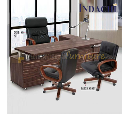 Panen Raya Furniture Meja Kantor Direktur Indachi Vitur VT DIR 22 242x210x75 HPL