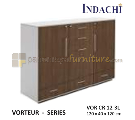 Panen Raya Lemari Arsip 5 Laci Indachi Vorteur VOR CR 12 3 L 120x40x120 HPL
