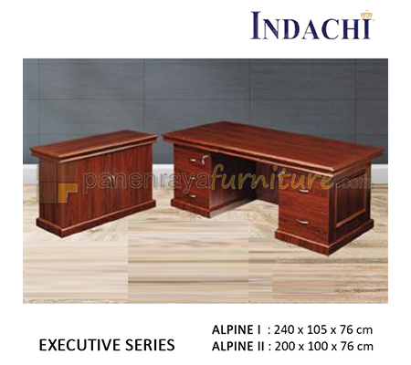 Panen Raya Furniture Meja Kantor Indachi Executive ALPINE I 240x105x76