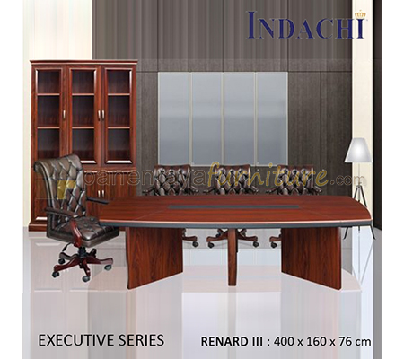 Panen Raya Furniture Meja Meeting Persegi Indachi Executive RENARD III 400x160x76
