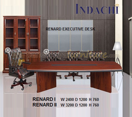 Panen Raya Furniture Meja Meeting Persegi Indachi Executive RENARD II 320x140x76