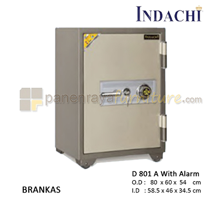 Panen Raya BRANKAS INDACHI D 801 A WITH ALARM