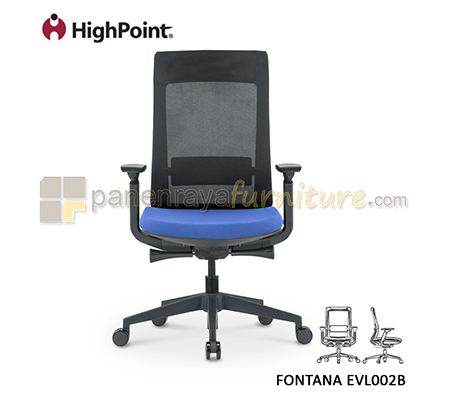 Panen Raya Kursi Kantor HighPoint Fontana EVL002B