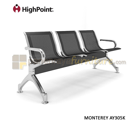 Panen Raya Furniture Kursi Tunggu 3 Seater HighPoint Monterey AY305K