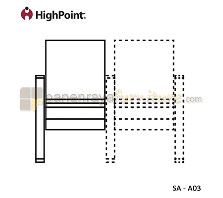 Panen Raya Furniture Kursi Auditorium HighPoint  SA-A03