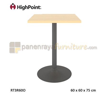 Panen Raya Meja Cafe Square HighPoint Monza RT3R60O Light Beech 60x60x75