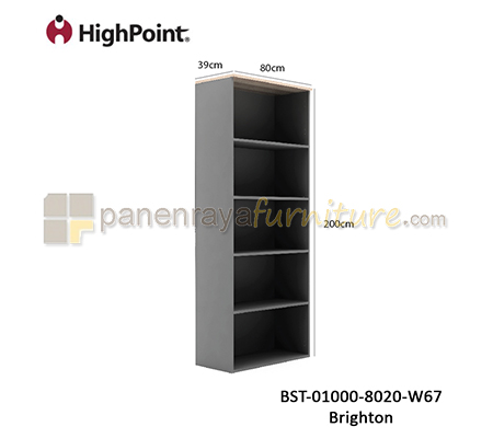 Panen Raya Rak Arsip Tinggi Full Tanpa Pintu HighPoint Storio BST 01000 8020 W67 Brighton
