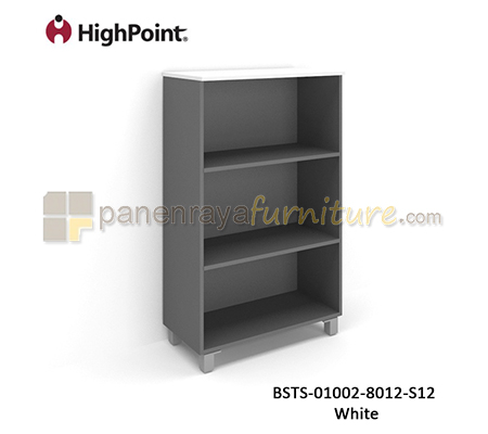 Panen Raya Rak Arsip Tinggi Tanpa Pintu Kaki Plastik HighPoint Storio BSTS 01002 8012 S12 White