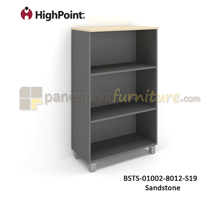 Panen Raya Rak Arsip Tinggi Tanpa Pintu Kaki Plastik HighPoint Storio BSTS 01002 8012 S19 Sandstone