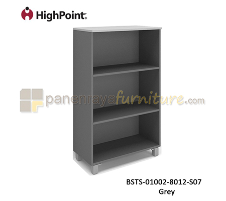 Panen Raya Rak Arsip Tinggi Tanpa Pintu Kaki Plastik HighPoint Storio BSTS 01002 8012 S07 Grey