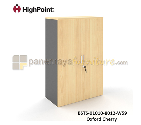 Panen Raya Lemari Arsip Tinggi 2 Pintu Panel HighPoint Storio BSTS 01010 8012 W59 Light Beech