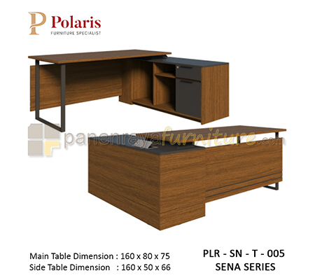 Panen Raya Furniture Meja Kantor Direktur Polaris Sena PLR SN T 005 160x80x75