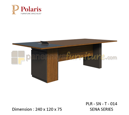Panen Raya Furniture Meja Meeting 1 Cabinet Polaris Sena PLR SN T 014 240x120x75