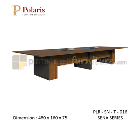 Panen Raya Furniture Meja Meeting 2 Cabinet Polaris Sena PLR SN T 016 480x160x75
