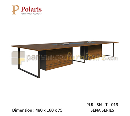 Panen Raya Meja Meeting Kaki Besi Polaris Sena PLR SN T 019 480x160x75