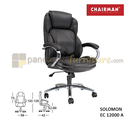 Panen Raya Furniture Kursi Kantor Chairman Solomon EC 12000 A